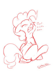 anal anal_insertion anal_sex anus ass caboni32 closed_eyes dildo equine female friendship_is_magic horse insertion mammal monochrome my_little_pony penetration pinkie_pie_(mlp) sex_toy signature sitting sketch solo straight_hair teeth text