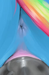 anus back_turned blue_fur clitoris close-up equine female friendship_is_magic fur hair horse insertion mammal my_little_pony penetration penis pony presenting pussy rainbow_dash_(mlp) rainbow_tail raised_tail saltedtea sex solo straight_hair vaginal_penetration