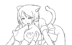 alternate_breast_size animal_ears animated areolae breasts cat_ears cat_tail female huge_breasts huge_nipples large_areolae large_penis licking lowres male manyakis nicole_watterson nicole_watterson_(human) paizuri penis personification short_hair solo_focus straight tail tail_wagging the_amazing_world_of_gumball the_amazing_world_of_gumball_(human) work_in_progress