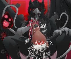 anthro areola asphyxiation ass avian balls big_balls big_penis blush bodily_fluids bondage bound breast_play breast_suck breasts breeder breeding_request breeding_slave brown_body brown_skin bubble choking claiming claiming_ownership clothed clothing cum cum_bubble cum_explosion cum_expulsion cum_in_vagina cum_inflated_belly cum_inside deal demon demon_humanoid dialogue digital_media_(artwork) dirty_talk dominant dreadlocks duo ejaculation english_text erection excessive_cum excessive_genital_fluids extreme_french_kiss eyebrows eyelashes female female_orgasm female_penetrated fingers french_kissing fucked_silly fucked_to_exhaustion fur genital_fluids genitals grabbing_head gryphon gryphon_demon gush_(sound_effect) gushing hair hazbin_hotel hellaverse helluva_boss hi_res humanoid impregnation impregnation_request inflation kissing knotting licking long_tongue looking_at_viewer looking_pleasured makeup male male/female male_penetrating male_penetrating_female mascara multi_eye multicolored_hair mythological_avian mythological_creature mythology nipples nude open_mouth orgasm ovum ovum_with_heart penetration penile penile_penetration penis potatonebula psssh pubic_tattoo public public_sex puppet restrained restrained_by_tentacles restraints ridiculous_fit rough_sex running_makeup running_mascara saliva screaming sex sex_slave shaking_orgasm signature simple_background size_difference skull_ear_piercing slave small_breasts smile smoke sperm_cell splurt submissive sucking tail tattoo teeth tentacle tentacle_sex text tongue tongue_around_breast tongue_around_neck torn_clothing two_tone_hair vaginal_fluids vaginal_penetration vaginal_squirting velvette vulva zerva_von_zadok_(capesir)