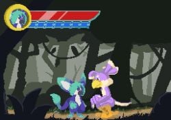 absorption_vore animated avian avian_feet chocobi chocobi_(character) digestion digital_media_(artwork) duo expansion forest fyooze_(fursona) game_over gameplay_mechanics gryphon gui health_bar heart_symbol humanoid male male/male mythological_avian mythological_creature mythology oral_vore pixel_(artwork) pixel_animation plant standing struggling struggling_prey tree vore