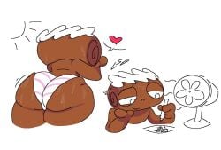 1boy ass big_ass big_ass_(male) cosmo_(dandy's_world) dandy's_world drawing fan femboy majingajin object object_head roblox roblox_game sweat sweatdrop sweaty sweaty_ass tagme topless