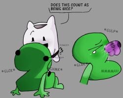 1futa 1girls asking_a_question battle_for_dream_island bfdi blush closed_eyes deepthroat dialogue dickgirl dildo_in_mouth dubcon face_fucking futadom futanari imawinner object_show object_shows oral oral_sex osc pillow_(bfdi) saliva saliva_bubble saliva_string smiling smiling_at_partner strap-on tears the_power_of_two thrusting thrusting_into_mouth tpot two_(tpot) wackymustdie