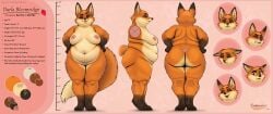 absurd_res adobe_illustrator_(artwork) adobe_photoshop_(artwork) angry anthro ass barely_visible_genitalia barely_visible_vulva belly big_breasts big_butt big_tail biped black_nose breasts brown_body brown_eyes brown_fur brown_lips canid canine character_sheet chart color_swatch confusion darla_bloomridge_(fribbustus) digital_media_(artwork) dreamworks_smirk ears_up expressions eyebrows eyeshadow feet female fluffy fluffy_tail fox fribbustus front_view full-length_portrait fur genitals hands_on_hips hands_on_own_hips height_chart hi_res laugh lips looking_at_viewer makeup mammal mature_anthro mature_female model_sheet neutral_expression nipples nude nude_anthro nude_female orange_body orange_fur overweight overweight_anthro overweight_female paws pink_nipples portrait question_mark rear_view reference_image sad side_view simple_background slightly_chubby slightly_chubby_female smile smiling_at_viewer smirk smirking_at_viewer solo standing tail tan_body tan_fur text thick_thighs vulva wide_hips