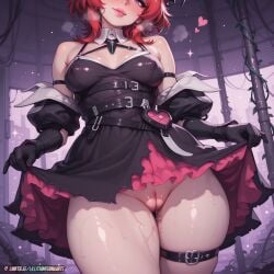 laevatain (arknights: endfield) from arknights by lillith inferna arts