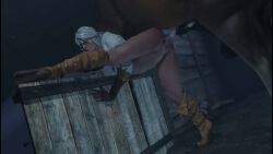 3d 3d_animation animal_genitalia animal_penis animated ass beastiality big_penis blueberg cd_projekt_red ciri female freckles gloves green_eyes high_heel_boots horse horse_penis horsecock leg_up light-skinned_female light_skin longer_than_10_seconds mascara moaning moaning_in_pleasure penetration penis pussy scar sex short_video shorter_than_30_seconds spread_legs stomach_deformation tagme the_witcher_(series) the_witcher_3:_wild_hunt vaginal_penetration white_hair