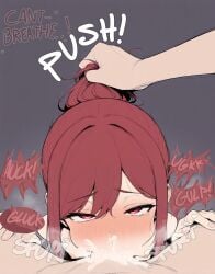 1femboy 2boys ai_generated all_the_way_to_the_base blowjob blowjob_pov blue_lock blush breasts cleaning_cockcock_sucking cock_gag cock_in_mouth cum cum_dripping_down_chin cum_from_nose cum_in_mouth cum_in_nose cum_in_throat cum_on_mouth cum_swallow deep_blowjob deepthroat dominant dominant_human dominant_humanoid dominant_male english_text excessive_cum fellatio femboy femboy_focus femboysub gay_blowjob grabbing_another's_hair hyoma_chigiri internal_cumshot irrumatio kneeling_blowjob light-skinned_femboy long_hair looking_at_viewer male male/male male_dominant male_on_femboy muscular_male nipples oral oral_creampie oral_cumshot oral_penetration oral_sex overflow pale-skinned_femboycurvy_femboy penis picklepumper ponytail pov pov_blowjob red_eyes red_hair rolling_eyes solo_focus submissive submissive_and_breedable submissive_femboy submissive_human submissive_humanoid sucking_dick tearing_up tears