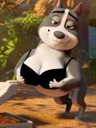 american_pit_bull_terrier breasts canine dog dog_gone_trouble netflix netflix_character pit_bull pit_bull_terrier rousey rousey_(dog_gone_trouble) trouble_(2019) vanguard_animation