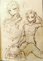 2boys alexis_ness ambiguous_penetration anal anal_sex ass blue_lock doodle gay gay_sex hot kainess kaiser_michael making_love maledom michael_kaiser moaning moaning_in_pleasure on_all_fours on_bed pretty_boy sexy sexy_pose sketch skinny submissive submissive_male