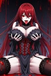 ai_generated animated big_ass big_breasts monster_girl tagme vampire vampire_girl video