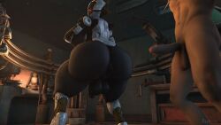 3d assaultron fallout fallout_4 futanari rayhuma robot