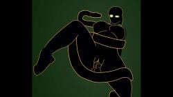 barbed_penis beastiality cum_in_pussy double_penetration double_vaginal female game_cg interspecies knot knotted_penis knotting large_breasts nsexovich simple_background simple_coloring snake snake_bestiality tagme video yellow_eyes