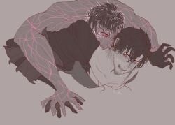 clive_rosfield dark_hair final_fantasy final_fantasy_xvi gay male/male male_only muscular selfcest yaoi