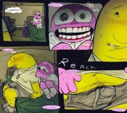 charlie_(smiling_friends) coworkers gay non-human_head pim_(smiling_friends) smiling_friends toony toony_face