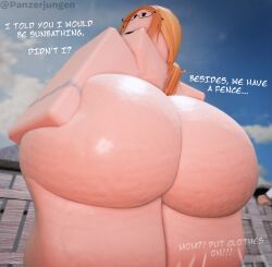 1boy 1girls 2020s 2026 2k 3d 3d_(artwork) ass ass_bigger_than_head ass_focus background_character big_ass big_butt blonde_hair blush bracelet bubble_ass bubble_butt cap cellulite chubby chubby_female clouds completely_nude curvaceous curvy dat_ass day delivery_employee dialogue diamond dumptruck_ass english_text erich_kraus erna_kraus fat fat_ass fat_butt fat_rolls female fence from_behind from_below glasses hat house huge_ass huge_asscheeks huge_butt jewelry lard_ass looking_at_another looking_back low-angle_view mailman male massive_ass mature mature_female milf naked nude out_of_frame outdoor_nudity outside overweight panzerjungen peaked_cap ponytail roblox robloxian shocked shocked_expression text thick thick_ass thick_legs thick_thighs twitter_username unintentional_exhibitionism venus_body voluptuous wide-eyed wide_ass wide_hips wide_thighs wrinkles yelling