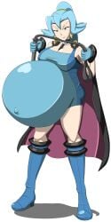 blue_hair blue_hair_female clair_(pokemon) dominatrix gym_leader hyper_pregnancy pokegirl pokemon pokemon_gsc pregnant pregnant_belly pregnant_female pregnant_focus spooky-gh0st super_belly wanting_sex whip