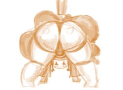1boy antennae_(anatomy) back_view backsack bulge facial_markings five_pebbles_(rain_world) forehead_mark huge_ass iterator_(rain_world) male rain_world robot robot_boy robot_humanoid thick thick_ass thick_thighs
