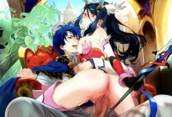 1boy1girl adult_and_teenager adult_male age_difference ai_generated blue_eyes blue_hair blush breasts cheating cheating_husband cuckquean deirdre_(fire_emblem) fire_emblem fire_emblem:_genealogy_of_the_holy_war fire_emblem_heroes ntr older_male_and_younger_female older_penetrating_younger oribe_tsubasa partially_clothed sex sigurd_(fire_emblem) straight sucking_breasts suzuki_rika teenage_girl teenager throne throne_sex tongue vaginal_penetration vaginal_sex