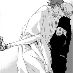 2boys aizen_sousuke bleach ichimaru_gin multiple_boys sosuke_aizen yaoi