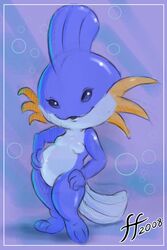 14-bis 2008 color female female_only mudkip nintendo pokemon pokemon_(species) pokemon_rse solo