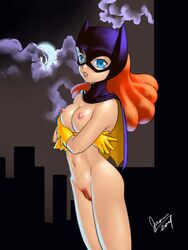 00s 2000s barbara_gordon batgirl batman_(series) dc dc_comics female female_only human juan_gotoh nipples solo tagme