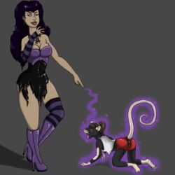 female human magic_user mammal pussy rat rodent tobi_(artist) transformation witch young