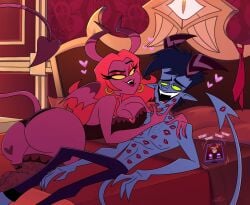 1boy 1boy1girl 1girls big_ass big_breasts big_thighs breasts chest couple curvaceous curvy curvy_figure demon demon_boy demon_girl demoness digital_media_(artwork) duo female hazbin_hotel hellaverse helluva_boss hips hourglass_figure huge_ass huge_breasts huge_thighs humanoid large_ass large_breasts large_thighs male male/female mature mature_female original_character original_characters plump_ass plump_breasts round_ass samperez slim_waist straight thick thick_hips thick_legs thick_thighs thighs voluptuous waist wide_hips