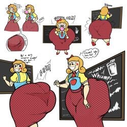 ass_expansion ass_growth miss_delight poppy_playtime thick_ass thick_thighs town_of_skeles