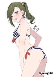1girls 2d 2d_(artwork) 2d_artwork ashamed ass ass_cleavage ass_crack average_breasts background bare_arms bare_back bare_hands bare_hips bare_legs bare_midriff bare_shoulders bare_skin bare_thighs bikini bikini_bottom bikini_only bikini_top black_bikini black_bikini_bottom black_bikini_top black_swimsuit black_swimwear blank_background blush_face blush_lines blushing blushing_at_viewer blushing_female blushing_lines breasts butt character_request copyright_request digital digital_art digital_drawing digital_drawing_(artwork) digital_media digital_media_(artwork) drawing elbows embarrassed embarrassed_expression embarrassed_female exposed_arms exposed_back exposed_hips exposed_legs exposed_midriff exposed_shoulders exposed_skin exposed_thighs eyebrows_visible_through_hair female female_focus female_only flushed flushed_face flustered flustered_female from_below_view from_side front-tie_bikini front-tie_bikini_top gluteal_fold green-eyed_female green-haired_female green_eyes green_hair groin hair_ornament halterneck head_tilt inframammary_fold lean_figure long_hair looking_at_viewer looking_down looking_down_at_viewer looking_sideways looking_to_the_side low-angle_shot low_angle_view medium_breasts monotone_background narrow_waist one_color_background open_mouth parted_lips petite petite_body petite_breasts petite_female petite_girl petite_tits plain_background ponytail portrait shoulders side-tie_bikini side_ponytail side_view sideboob slender_body slender_waist slim_female slim_waist solid_color_background solo standing string_bikini striped_bikini striped_bikini_bottom striped_bikini_top striped_swimsuit striped_swimwear swimsuit swimwear thighs tied_hair tilted_head tongue top_view underboob upper_body view_from_below viewed_from_below white_background white_bikini white_bikini_bottom white_bikini_top white_swimsuit white_swimwear