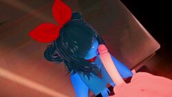 blue_skin deltarune deltarune_chapter_5 patience_soul_(undertale) tagme video