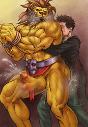 anal capcom erection gay leo_(red_earth) male orgasm penis red_earth unknown_artist video_games