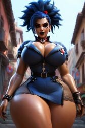 1girl 1girls 1woman 3d ai_generated bath bathroom big_ass big_breasts big_peni blue_hair colossal_ass colossal_breasts cute_face junker_queen large_breasts masturbation mouth_closed naked naked_female naked_male nurse nurse_uniform overwatch overwatch_2 ravenomega red_eyes sexy_body sexy_female sexy_pose sexy_woman smile solo_female tagme uncensored voluptuous_body voluptuous_female wet_body