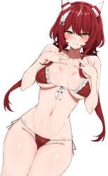 1girls bikini kumiyabe umamusume win_variation_(umamusume)