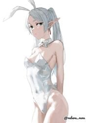 1girls 2d 2d_(artwork) 2d_artwork adult adult_female alternate_version_at_source alternate_version_available anime anime_character arm_behind_back arms_behind_back background bare_arms bare_chest bare_hips bare_legs bare_shoulders bare_skin bare_thighs belly belly_button blank_background bowtie breasts bunny_costume bunny_ears bunny_tail bunnygirl bunnygirl_outfit bunnysuit collar collarbone digital digital_art digital_drawing digital_drawing_(artwork) digital_media digital_media_(artwork) drawing earrings elf elf_ear elf_ears elf_female elf_girl exposed_arms exposed_chest exposed_hips exposed_legs exposed_shoulders exposed_skin exposed_thighs fanart female female_focus female_only female_protagonist fit_female frieren from_side gilf grandma granny green-eyed_female green_eyes groin hand_behind_back hands_behind_back hip_dips inguinal_crease inguinal_ligament lean_figure leotard linea_alba long_hair looking_at_viewer looking_sideways looking_to_the_side madhouse mature mature_female monotone_background more_at_source narrow_waist navel old_female one_color_background parted_bangs petite petite_body petite_breasts petite_female petite_girl petite_tits plain_background pointy_ears portrait raberu_ruru shoulders side_view sideboob sidelocks slender_body slender_waist slim_female slim_waist small_boobs small_breasts small_tits solid_color_background solo sousou_no_frieren standing stomach thighs three-quarter_view tiny_breasts tiny_tits top_view topwear upper_body white-haired_female white_background white_bowtie white_bunny_ears white_bunnysuit white_collar white_hair white_hairband white_leotard white_topwear