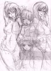 4girls gundam gundam_00 multiple_girls regene_regetta rule_63 tieria_erde