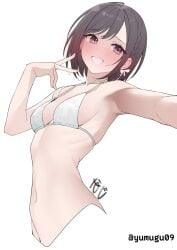 1girls 2d 2d_(artwork) 2d_artwork armpit armpit_crease armpit_peek armpits background bare_armpits bare_arms bare_belly bare_chest bare_hands bare_hips bare_midriff bare_navel bare_shoulders bare_skin belly belly_button bikini bikini_only bikini_top black-haired_female black_hair blank_background braid braided_bangs braided_hair braids breasts breasts_apart brown-eyed_female brown_eyes character_request collarbone copyright_request dark_hair digital digital_art digital_drawing digital_drawing_(artwork) digital_media digital_media_(artwork) drawing elbows exposed_armpits exposed_arms exposed_belly exposed_chest exposed_hips exposed_midriff exposed_navel exposed_shoulders eyebrows_visible_through_hair female female_focus female_only fingers fit_female from_below_view from_side hairless_armpits halterneck head_tilt inframammary_fold lean_figure linea_alba looking_at_viewer looking_down looking_down_at_viewer low-angle_shot low_angle_view midriff monotone_background narrow_waist navel nervous nervous_expression nervous_face nervous_female nervous_smile one_color_background parted_lips peace_sign petite petite_body petite_breasts petite_female petite_girl petite_tits plain_background portrait posing posing_for_the_viewer posing_naked posing_nude presenting_armpit ribcage ribs shaved_armpits short_hair shoulders shy shy_expression shy_female shy_girl shy_smile side_view sideboob sign skinny skinny_female skinny_girl skinny_waist slender_body slender_waist slim_female slim_waist small_boobs small_breasts small_tits small_waist smile smiley_face smiling smiling_at_viewer solid_color_background solo standing stomach string_bikini swimsuit swimwear thin_female thin_waist three-quarter_view tied_hair tilted_head tiny_breasts tiny_tits top_view underboob upper_body v v_sign view_from_below viewed_from_below white_background white_bikini white_bikini_top white_swimsuit white_swimwear