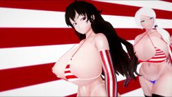 5girls animated black_hair blonde_hair blue_eyes cat_ears glynda_goodwitch gold_eyes green_eyes kali_belladonna milf raven_branwen red_eyes red_hair rwby silver_eyes stormstriker summer_rose tagme video white_hair willow_schnee