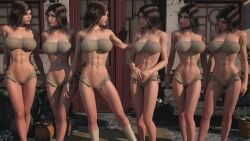 6girls abs absoluth clone clones clothed female female_only identical_girls maya_(absoluth) multiple_females multiple_girls original original_characters