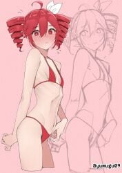 1girls 2d 2d_(artwork) 2d_artwork ahoge almost_naked almost_nude arm_behind_back ashamed background bare_arms bare_belly bare_chest bare_hands bare_hips bare_legs bare_midriff bare_navel bare_shoulders bare_skin bare_thighs belly belly_button bikini bikini_bottom bikini_only bikini_top blush_face blush_lines blushing blushing_at_viewer blushing_female blushing_lines breasts breasts_apart collarbone cowboy_shot digital digital_art digital_drawing digital_drawing_(artwork) digital_media digital_media_(artwork) drawing drill_hair drill_twintails embarrassed embarrassed_exposed_female embarrassed_expression embarrassed_female embarrassed_naked_female embarrassed_nude_female exposed exposed_arms exposed_belly exposed_chest exposed_hips exposed_legs exposed_midriff exposed_navel exposed_shoulders exposed_skin exposed_thighs eyebrows_visible_through_hair female female_focus female_only fingers flushed flushed_face flustered flustered_female from_below_view from_side groin hair_between_eyes halterneck hand_behind_back head_tilt inframammary_fold inguinal_crease inguinal_ligament kasane_teto lean_figure long_hair looking_at_viewer looking_down looking_down_at_viewer looking_sideways looking_to_the_side low-angle_shot low_angle_view midriff monotone_background mostly_nude naked naked_female naked_woman narrow_waist navel nearly_nude nude nude_female nudity one_color_background petite petite_body petite_breasts petite_female petite_girl petite_tits pink_background plain_background portrait practically_nude red-eyed_female red-haired_female red_bikini red_bikini_bottom red_bikini_top red_eyes red_hair red_swimsuit red_swimwear ribcage ribs shoulders side_view skinny skinny_female skinny_girl skinny_waist slender_body slender_waist slim_female slim_waist small_boobs small_breasts small_tits small_waist solid_color_background solo standing string_bikini swimsuit swimwear thighs thin_female thin_waist tilted_head tiny_breasts tiny_tits top_view upper_body view_from_below viewed_from_below vocaloid