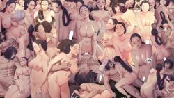 abs ass back_view blowjob blush braid braided_hair braided_ponytail breast_grab breasts brown_eyes brown_hair censored censored_penis closed_eyes collage color completely_nude completely_nude_female completely_nude_male cowgirl_position hugging kissing licking_nipples lotus_position manhwa milf muscular_male nipples nude nude_female nude_male open_mouth orgasm orgasm_face penis pornhwa pouring pouring_on_breasts resting_on_arms sex sex_from_behind smile standing_doggy_style standing_sex sweat teeth_clenched vaginal_penetration webtoon woman_on_top