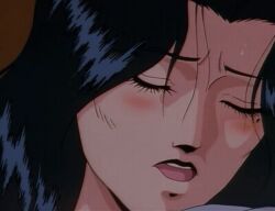 1990s_(style) 1993 1boy 1girl 1girls animated animated_gif anime_screenshot army black_hair blush brown_eyes closed_eyes drooling female french_kiss housewife imperial_japanese_army implied_rape implied_sex indoors kiss long_hair lowres mature_female michiyo_suhiro middle_aged middle_aged_female middle_aged_woman mole mole_under_eye old old_woman open_mouth rape retro_artstyle showa_era soldier tagme tongue tongue_out world_war_ii youjuu_sensen_adventure_kid