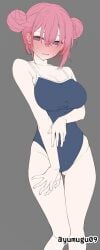 1girls 2d 2d_(artwork) 2d_artwork ashamed ass_visible_from_the_front ass_visible_through_thighs background bare_arms bare_hands bare_hips bare_knees bare_legs bare_shoulders bare_skin bare_thighs belly belly_button big_boobs big_breasts bikini blue_bikini blue_one-piece_swimsuit blue_swimsuit blue_swimwear blush_face blush_lines blushing blushing_at_viewer blushing_female blushing_lines breasts busty busty_female busty_girl busty_teen busty_teenager cleavage collarbone curvaceous curvaceous_body curvaceous_female curvaceous_figure curvaceous_hips curvaceous_teenager curvy curvy_body curvy_female curvy_figure curvy_hips curvy_teen digital digital_art digital_drawing digital_drawing_(artwork) digital_media digital_media_(artwork) dizzy_eyes double_bun drawing elbows embarrassed embarrassed_expression embarrassed_female exposed_arms exposed_hips exposed_legs exposed_shoulders exposed_skin exposed_thighs female female_focus female_only fingers flushed flushed_face flustered flustered_female from_front front_view grey_background groin hair_between_eyes hair_bun hand_on_arm hand_on_leg hand_on_own_arm hand_on_own_leg hand_on_own_thigh hand_on_thigh head_tilt hip_dips hourglass_figure inguinal_crease inguinal_ligament knees large_boobs large_breasts lean_figure legs_closed legs_together looking_at_viewer midriff monotone_background narrow_waist navel one-piece_swimsuit one_color_background open_mouth parted_lips plain_background portrait school_swimsuit shoulders sidelocks slender_body slender_waist slim_female slim_waist solid_color_background solo standing sukumizu swimsuit swimwear swirly_eyes teen_girl teenage_female teenage_girl teenage_tits teenager thick_thighs thigh_gap thighs thighs_together tied_hair tilted_head tongue top_view touching_arm touching_leg touching_thigh twin_buns upper_body wide_hips young_female young_woman