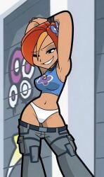 big_ass planetronika pussy red_hair thighs