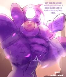 ambiguous_gender anon deltarune deltarune_chapter_5 dialogue full_nelson glasses holding_book musk_clouds nonbinary precum sakura_petals scytheroam self_upload seth_(deltarune) sweat tounge_out