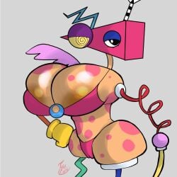 1girls big_areolae big_breasts bikini bikini_bottom bikini_top breasts connthicc female female_only gigantic_breasts hips huge_areolae huge_breasts large_breasts the_amazing_digital_circus voluptuous voluptuous_female wide_hips zooble_(the_amazing_digital_circus)