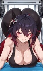 1female 1girl 1girls ai_generated ass big_ass big_boobs big_breasts big_butt big_butt_(female) big_tits black_hair black_hair_female black_sports_bra black_yoga_pants boobs boobs_bigger_than_head boobs_focus breasts breasts_bigger_than_head breasts_focus busty busty_female butt curvaceous curvaceous_body curvaceous_female curvaceous_figure curvaceous_hips curvaceous_thighs curvy curvy_body curvy_female curvy_figure curvy_hips eyes female femme_fatale gym gym_background gym_equipment hair hips honkai_(series) honkai_impact_3rd hourglass_figure hourglass_figured_female hoyoverse image large_ass large_boobs large_breasts large_butt large_tits lips long_black_hair long_hair long_hair_female long_red_hair mature_body mature_female mature_woman mihoyo pawg phat_ass plump_ass plump_boobs plump_breasts plump_butt plump_hips plump_thighs plump_tits red_eyes red_eyes_female red_hair red_hair_female seele_(alter_ego) seele_vollerei seele_vollerei_(starchasm_nyx) sexy sexy_female sports_bra sweating sweating_female thighs tits tits_bigger_than_head two-tone_hair veliona voluptuous voluptuous_female voluptuous_woman wide_hips yoga_pants