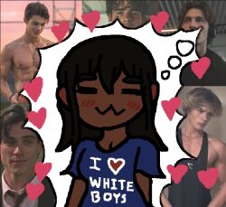 1girls dark-skinned_female fully_clothed fully_clothed_female fully_clothed_male light-skinned_male