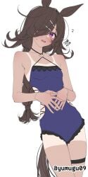 1girls 2d 2d_(artwork) 2d_artwork animal_ears ashamed background bare_armpits bare_arms bare_chest bare_hands bare_legs bare_shoulders bare_skin bare_thighs bikini bikini_tan blank_background blue_bikini blue_one-piece_swimsuit blue_swimsuit blue_swimwear blush_face blush_lines blushing blushing_at_viewer blushing_female blushing_lines braid braided_hair braided_ponytail braids breasts brown-haired_female brown-skinned_female brown_hair brown_skin brown_skinned_female character_request collarbone digital digital_art digital_drawing digital_drawing_(artwork) digital_media digital_media_(artwork) drawing elbows embarrassed embarrassed_expression embarrassed_female exposed_armpits exposed_arms exposed_chest exposed_legs exposed_shoulders exposed_skin exposed_thighs eyebrows_visible_through_hair female female_focus female_only fingers flushed flushed_face flustered flustered_female groin hair_clip hair_clips hair_covering_eye hair_over_eye hair_over_one_eye hairclip hairclips head_tilt horse_ears horse_girl horse_tail lean_figure legs_closed legs_together long_hair looking_at_viewer looking_down looking_down_at_viewer monotone_background narrow_waist one-piece_swimsuit one-piece_tan one_color_background one_piece_swimsuit_tan open_mouth parted_lips petite petite_body petite_breasts petite_female petite_girl petite_tits plain_background portrait purple-eyed_female purple_eyes rice_shower_(umamusume) shoulders single_braid slender_body slender_waist slim_female slim_waist small_boobs small_breasts small_tits solid_color_background solo standing swimsuit swimsuit_tan swimwear tan tan_body tan_chest tan_legs tan_line tan_lines tan_skin tan_skinned_female tanned tanned_body tanned_breasts tanned_female tanned_girl tanned_skin thighband thighs thighs_together tied_hair tilted_head tiny_breasts tiny_tits tongue umamusume upper_body white_background