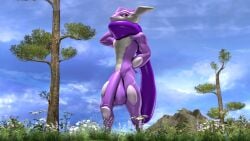 16:9 2024 3d_(artwork) aceydrgn amphibian anthro balls big_balls big_penis cloud countershade_torso countershading digital_media_(artwork) eyebrows flower generation_6_pokemon genitals glans greninja half-erect hand_behind_head hand_on_hip hi_res huge_balls huge_cock humanoid_genitalia humanoid_penis long_tongue low-angle_view male male_anthro muscular muscular_anthro muscular_male nature nature_background nintendo nude nude_anthro nude_male outside penis plant pokemon pokemon_(species) purple_body purple_penis sky solo source_filmmaker_(artwork) standing tongue tongue_out tree vein veiny_penis white_body white_glans widescreen