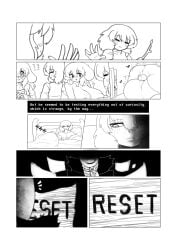 2girls 3boys asriel_dreemurr balls balls_deep bed bedroom bedroom_background bedroom_sex big_breasts black_and_white chael_dreemurr chara frisk gaster human human_penetrating male/female mating_press mob_face original_character preview shortstack sleep slepping spying tagme undertale undertale_(series) vaginal_penetration whitewo1f